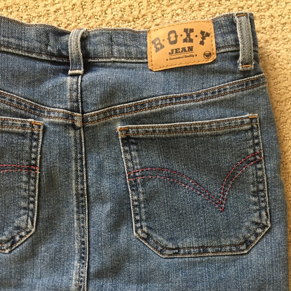 Vintage Roxy Jean Skirt